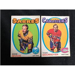 1971-72 O-PEE-CHEE HOCKEY CARDS (SHACK/ COUROYER)