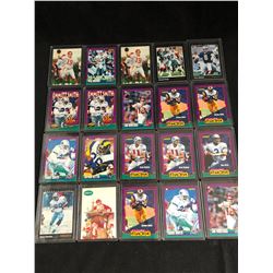 FOOTBALL TRADING CARD LOT (MONTANA/ BLEDSOE...)