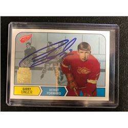 2002 TOPPS ARCHIVES GARRY UNGER SIGNED HOCKEY CARD