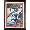 Image 1 : MICHEL GOULET SIGNED HOCKEY CARD