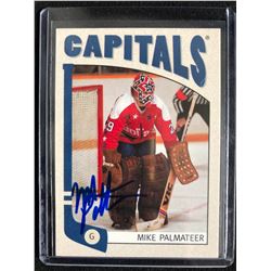 MIKE PALMATEER SIGNED HOCKEY CARD