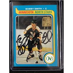 1979-80 O-Pee-Chee Bobby Smith Rookie #206 Signed Hockey Card