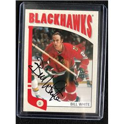 BILL WHITE SIGNED HOCKEY CARD