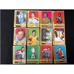 1972-73 O-PEE-CHEE HOCKEY CARD LOT