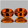 Image 1 : Natural Mandarin Orange Spessartite Garnet PAIR