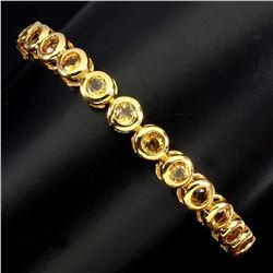 Natural Top Rich Yellow Citrine Bracelet