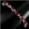 Image 1 : Genuine Top Blood Red Ruby Bracelet