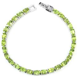 NATURAL APPLE GREEN PERIDOT Bracelet