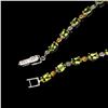 Image 3 : Natural Top Rich Green Peridot 6x4 MM Bracelet