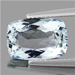 NATURAL LIGHT BLUE AQUAMARINE 2.82 Ct [FLAWLESS-VVS]