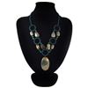 Image 1 : Natural Diamond Polished Stone Hand Made Necklace