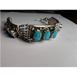 Tibet Hand Made Turquoise Bracelet