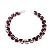Image 2 : Natural Pink Raspberry Rhodolite Garnet 162 Ct Bracelet