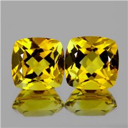 Natural YellowBeryl Heliodoor Pair 7.00 MM - FL