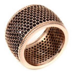 Natural Black Spinel Ring