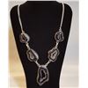 Image 1 : AWESOME 89.50 CT HIGHLY POLISHED BLACK AGATE NECKLACE.