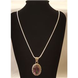 STUNNING 16.18 CT MYSTIC QUARTZ PENDANT