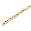 Image 2 : HUGE 35 GRAM 14 KT GOLD PLATED LINK BRACELET
