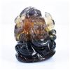 Image 1 : MULTI COLOR 610 CT NATURAL FLOURITE GANESH