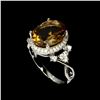 Image 2 : Natural Top Rich Yellow Citrine Ring