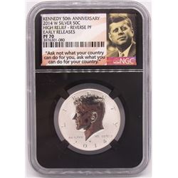 2014-W REVERSE PROOF KENNEDY HALF DOLLAR