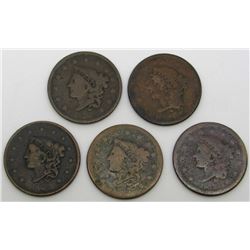 1836, 1837, 1839, 2-Early Partial Dates, Large