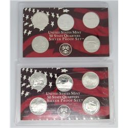 2-U.S. SIVER PROOF QTR SETS