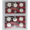 Image 1 : 2-U.S. SIVER PROOF QTR SETS