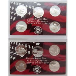 2-U.S. SIVER PROOF QTR SETS