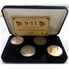 Image 1 : 4-COIN TRIBUTE SET 9-11 LIMITED EDITION