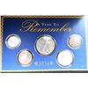 Image 3 : 2-1934 Yr to REMEMBER 5 COIN SET;