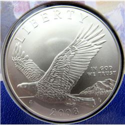 2008 Bald Eagle US Mint Silver Coin and Medal Set