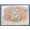 Image 2 : 1863 5c FRACTIONAL NOTE
