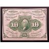 Image 1 : 1862 UNC 10c POSTAL CURRENCY