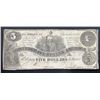 Image 1 : 1861 $5 CONFEDERATE STATES of AMERICA