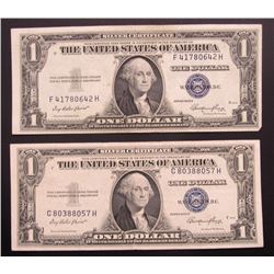 2-AU/CU SILVER CERTIFICATES