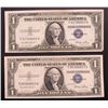Image 1 : 2-AU/CU SILVER CERTIFICATES