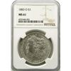 Image 1 : 1883-O Morgan Silver Dollar $ NGC MS 61