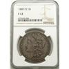 Image 1 : 1889 CC MORGAN DOLLAR NGC F12