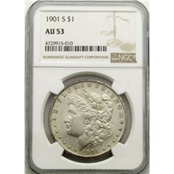1901-S MORGAN DOLLAR NGC AU53