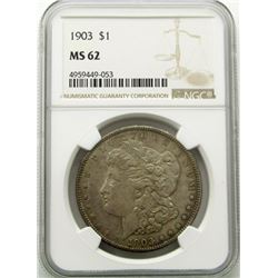 1903-P Morgan Silver Dollar $ NGC MS 62