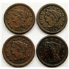 Image 1 : 1851, 1852, 1853, 1856 Large Cents Nice CIRC