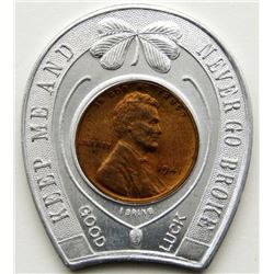 1941 LUCKY PENNY "DRINK DUQUESNE PILSENER"