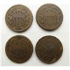 Image 1 : 4-TWO CENT PIECES