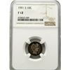 Image 1 : 1901-S BARBER DIME NGC FINE 12