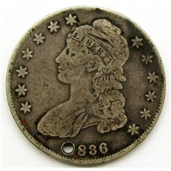1836 CAPPED BUST HALF DOLLAR