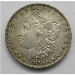 1878 7/8 TF MORGAN DOLLAR AU