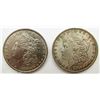 Image 1 : 1890 & 1896 MORGAN DOLLAR AU