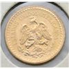 Image 2 : 1945 GOLD MEXICAN 2.5 PESO UNC