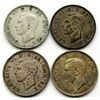 Image 1 : 4-GREAT BRITAIN HALF CROWNS SILVER LOT